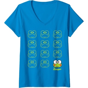 image:imageWomens Keroppi Real VNeck TShirtSapphire Blue