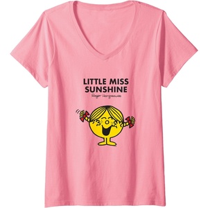 image:imageWomens Mr Men Little Miss Sunshine VNeck TShirtPink