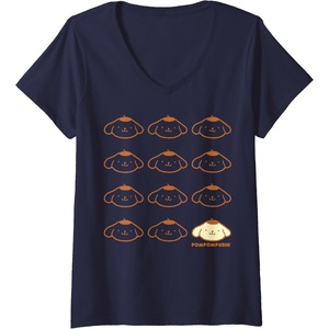 image:imageWomens Pompompurin Real VNeck TShirtNavy Blue