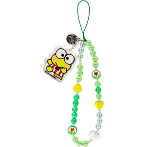image:imageiFace Hello Kitty and Friends Beaded Wristlet Universal Phone Charm Strap  Cute Wrist Chain Lanyard Aesthetic Decor Strap for Cell Phone Camera Keys AirPods Keychainse Keroppi