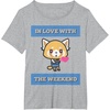image:imageAggretsuko Love the Weekend Tee Shirt TShirtHeather Grey
