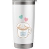 image:imageCinnamoroll Cafe Stainless Steel Insulated TumblerWhite