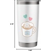 image:imageCinnamoroll Cafe Stainless Steel Insulated TumblerWhite