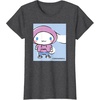 image:imageCinnamoroll Collection Streetwear Hoodie Print TShirtDark Heather Grey