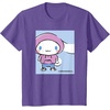 image:imageCinnamoroll Collection Streetwear Hoodie Print TShirtPurple Heather