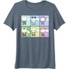image:imageCinnamoroll Collection Streetwear Squares Premium Triblend TShirtSlate Grey