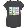 image:imageCinnamoroll Collection Streetwear Squares TShirtDark Heather Grey