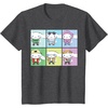 image:imageCinnamoroll Collection Streetwear Squares TShirtDark Heather Grey