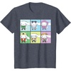 image:imageCinnamoroll Collection Streetwear Squares TShirtHeather Blue