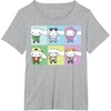 image:imageCinnamoroll Collection Streetwear Squares TShirtHeather Grey