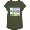 image:imageCinnamoroll Collection Streetwear Squares TShirtOlive Green