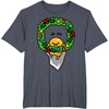 image:imageGudetama Christmas Wreath Shirt TShirtHeather Blue