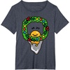 image:imageGudetama Christmas Wreath Shirt TShirtHeather Blue