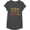 image:imageGudetama The Lazy Egg Be Gude Do Gude Be Good Do Good TShirtDark Heather Grey