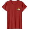 image:imageGudetama The Lazy Egg Sunny Side Up Tee Shirt TShirtCranberry Red