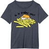 image:imageGudetama The Lazy Egg is It Friday Yet TShirt SmallHeather Blue