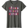 image:imageHello Kitty Be Kind Be Nice Repeat TShirtAsphalt Grey