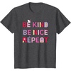 image:imageHello Kitty Be Kind Be Nice Repeat TShirtDark Heather Grey