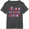 image:imageHello Kitty Be Kind Be Nice Repeat TShirtDark Heather Grey