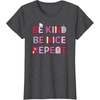 image:imageHello Kitty Be Kind Be Nice Repeat TShirtDark Heather Grey