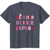 image:imageHello Kitty Be Kind Be Nice Repeat TShirtHeather Blue
