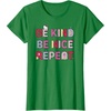 image:imageHello Kitty Be Kind Be Nice Repeat TShirtKelly Green