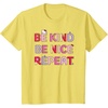 image:imageHello Kitty Be Kind Be Nice Repeat TShirtLemon Yellow