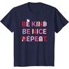 image:imageHello Kitty Be Kind Be Nice Repeat TShirtNavy Blue