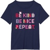 image:imageHello Kitty Be Kind Be Nice Repeat TShirtNavy Blue