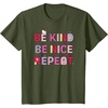 image:imageHello Kitty Be Kind Be Nice Repeat TShirtOlive Green
