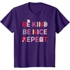 image:imageHello Kitty Be Kind Be Nice Repeat TShirtPurple