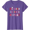 image:imageHello Kitty Be Kind Be Nice Repeat TShirtPurple Heather
