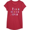 image:imageHello Kitty Be Kind Be Nice Repeat TShirtRed Heather