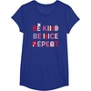 image:imageHello Kitty Be Kind Be Nice Repeat TShirtRoyal Blue