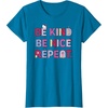 image:imageHello Kitty Be Kind Be Nice Repeat TShirtSapphire Blue