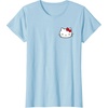 image:imageHello Kitty Front and Back Red Bow Logo Tee Shirt TShirtBaby Blue