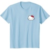 image:imageHello Kitty Front and Back Red Bow Logo Tee Shirt TShirtBaby Blue