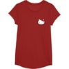 image:imageHello Kitty Front and Back Red Bow Logo Tee Shirt TShirtCranberry Red