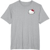 image:imageHello Kitty Front and Back Red Bow Logo Tee Shirt TShirtHeather Grey