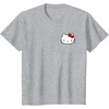 image:imageHello Kitty Front and Back Red Bow Logo Tee Shirt TShirtHeather Grey
