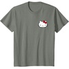 image:imageHello Kitty Front and Back Red Bow Logo Tee Shirt TShirtOlive Heather