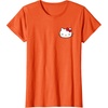 image:imageHello Kitty Front and Back Red Bow Logo Tee Shirt TShirtOrange