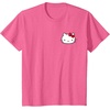 image:imageHello Kitty Front and Back Red Bow Logo Tee Shirt TShirtPink Heather