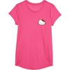 image:imageHello Kitty Front and Back Red Bow Logo Tee Shirt TShirtPink Heather