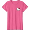 image:imageHello Kitty Front and Back Red Bow Logo Tee Shirt TShirtPink Heather