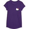 image:imageHello Kitty Front and Back Red Bow Logo Tee Shirt TShirtPurple