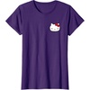 image:imageHello Kitty Front and Back Red Bow Logo Tee Shirt TShirtPurple
