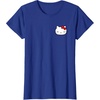 image:imageHello Kitty Front and Back Red Bow Logo Tee Shirt TShirtRoyal Blue