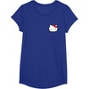 image:imageHello Kitty Front and Back Red Bow Logo Tee Shirt TShirtRoyal Blue