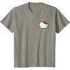 image:imageHello Kitty Front and Back Red Bow Logo Tee Shirt TShirtSlate Grey